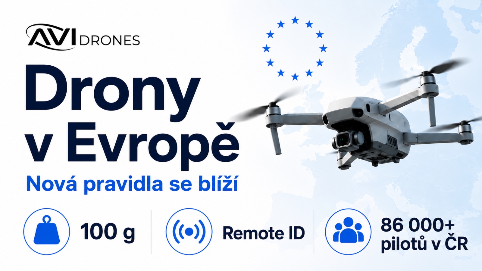 Drony v Evropě: Velká regulační změna se blíží a česká komunita roste